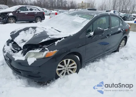 2012 Honda Civic Ex from USA, damaged, VIN 19XFB2F85CE008409